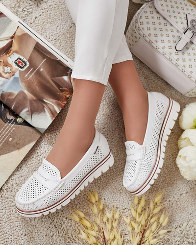 Royalfashion Ажурні жіночі мокасини Leteller