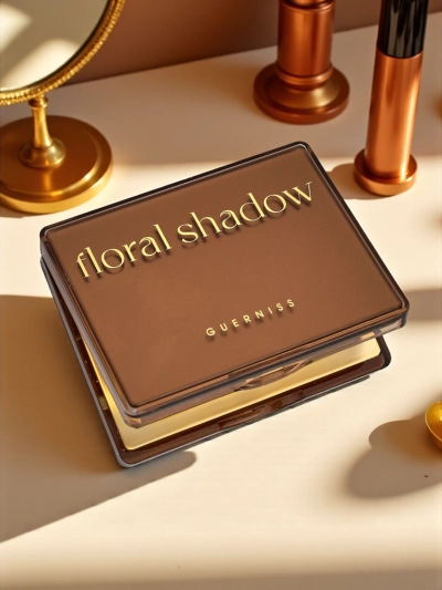 Guerniss Palette mit 4 Glitzer-Lidschatten Chocolate Fudge