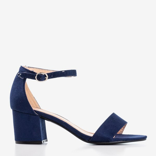 Сині босоніжки на підборах Birma