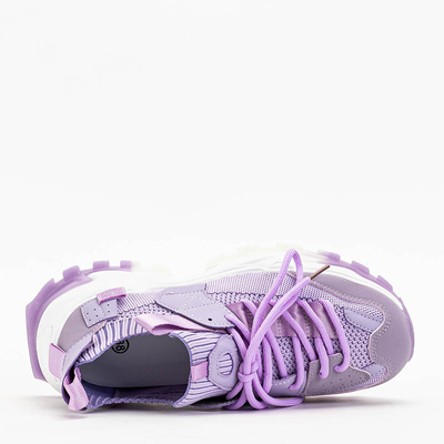 Violette Damen Sportschuhe Sneakers Olitax - Schuhe