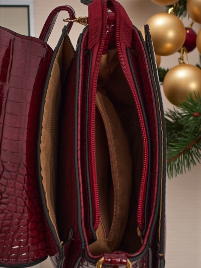 Kleine Damenhandtasche aus Öko-Leder Tesic