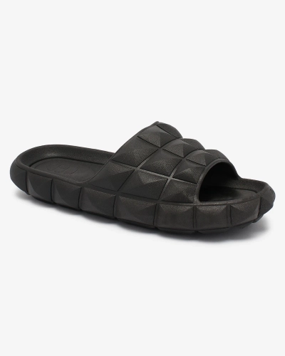 Royalfashion Damen Flip-Flops mit Prägung in schwarz Ambeha