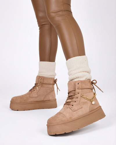 Royalfashion Damen Schnürstiefel Woruces