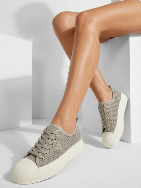 Damen-Sneaker Callista Mesh Light Grey – Komfort und Stil für Sommer und Herbst