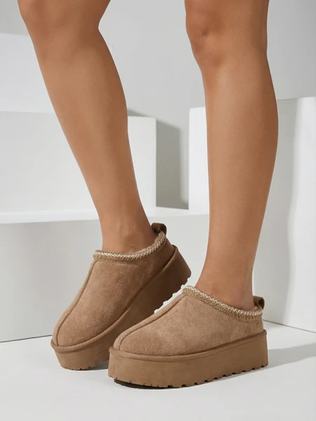 Royalfashion Damen Zommy Kurzstiefel a'la Schneestiefel