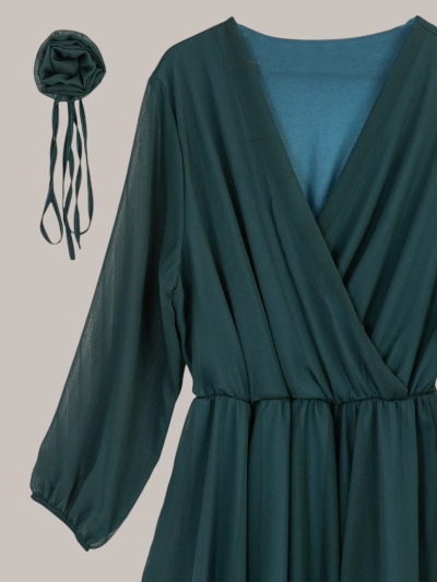 Royalfashion Класична жіноча сукня коліна довжиною