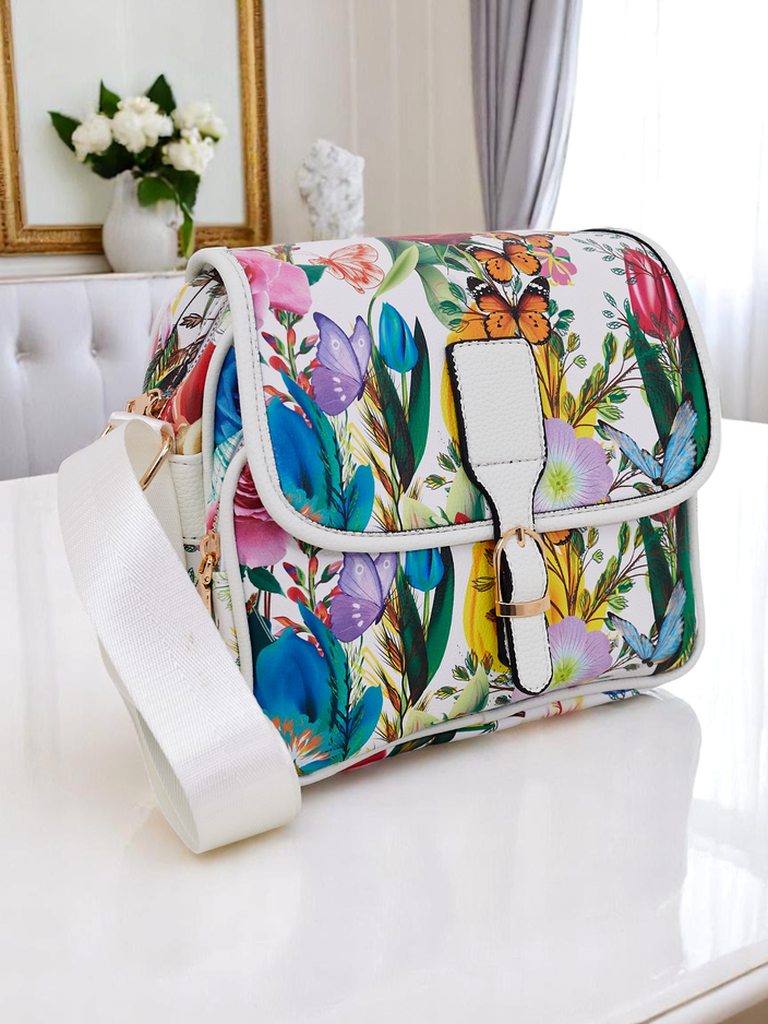 Royalfashion Kleine Damenhandtasche aus Eco-Leder Rose Belle