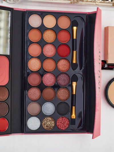 ANYLADY Kompakte Make-up-Palette – Lidschatten, Kontur, Lippen 33 Farbtöne