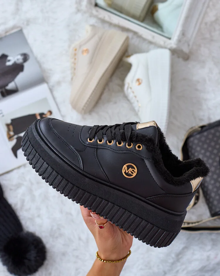 Royalfashion Warme Damen-Sneakers mit Fell Sofi