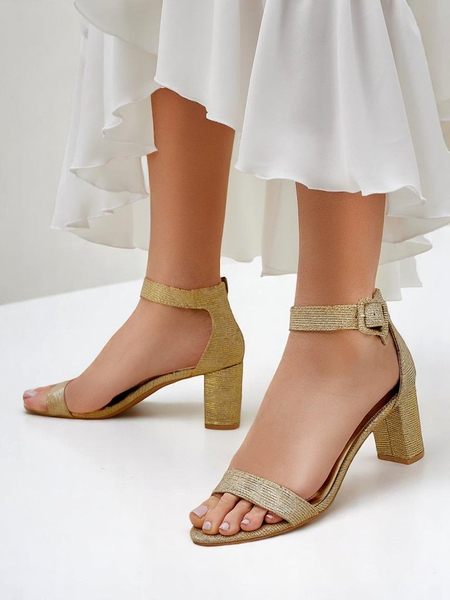 Royalfashion Glitzer Damen Sandalen Montrea