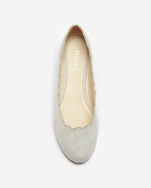 Світло-сірі жіночі балетки Antonelia