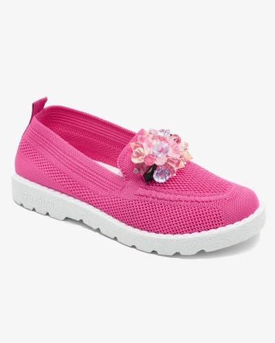 Royalfashion Fuchsia Damen verzierte Halbschuhe Enweta