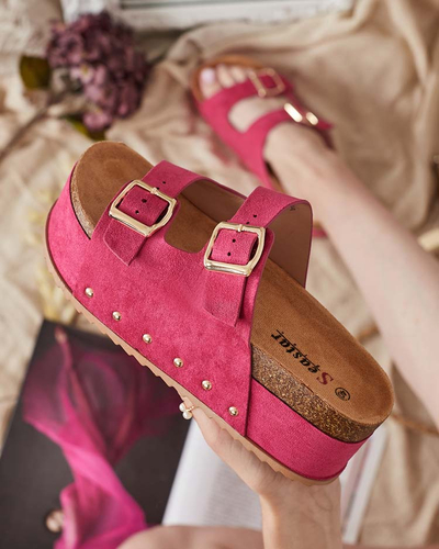 Royalfashion Damen Sodass Plateau-Flip-Flops