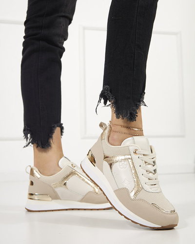 Nakobi beige Damen Sportschuhe - Schuhe