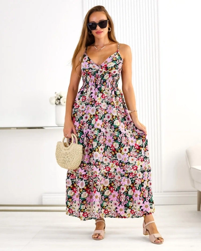 Royalfashion Baumwoll-Damen-Midikleid