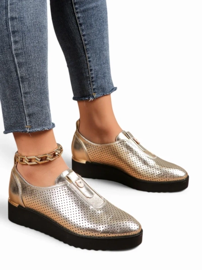 Royalfashion Damen Slip-On Belüftete Schuhe Goffies