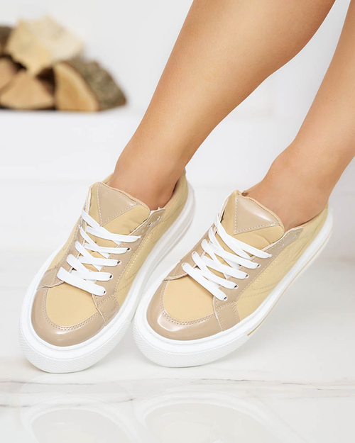 Жіночі кросівки кольору хакі Smaqo