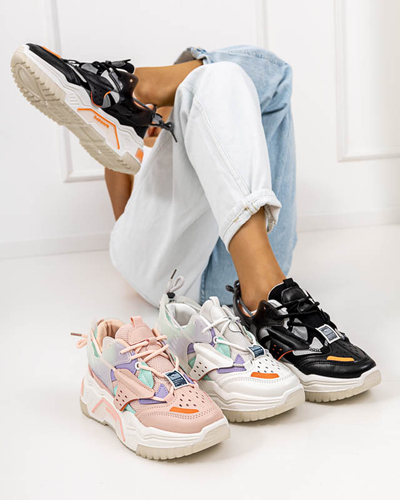 OUTLET Damen Sportschuhe, Turnschuhe in Weiß und Lila Xillop - Schuhe