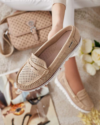 Royalfashion Ажурні жіночі мокасини Leteller