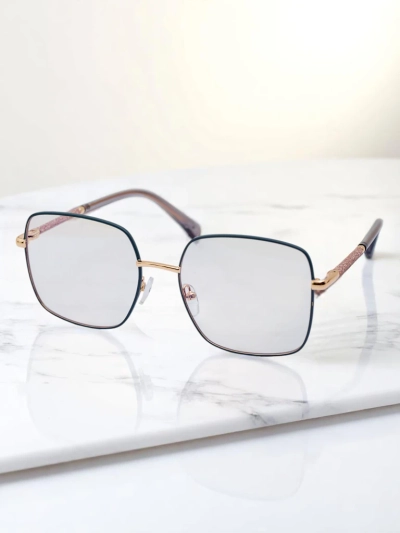 Royalfashion Sonnenbrille in eckigem Skyline-Design