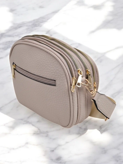 Royalfashion Oval kleine Handtasche für Frauen aus Eco-Leder