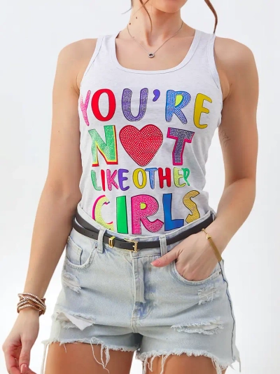 Royalfashion Damen Baumwolltanktop mit Trägern und einzigartigen Prints
