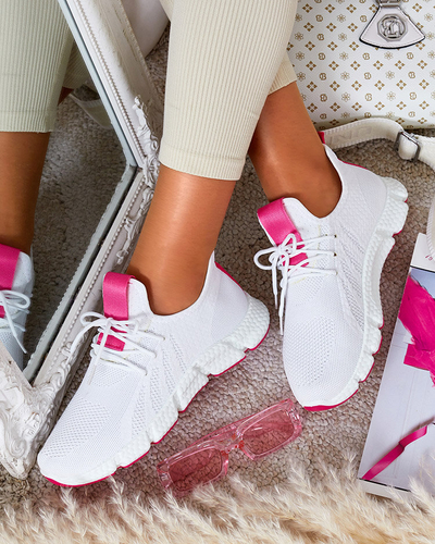 Baym Sportschuhe für Damen in Weiß und Rosa - Schuhe