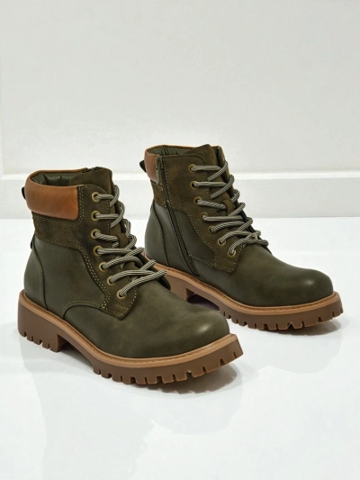 Damen Trapper Stiefeletten Maestroe