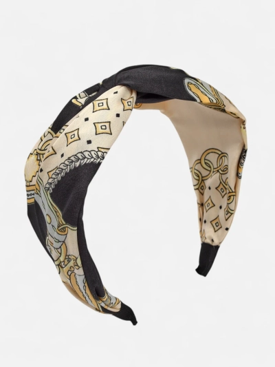 Royalfashion Damen-Haarband im Tuch-Stil mit elegantem Print