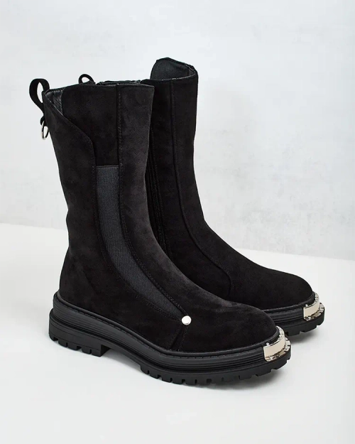 Royalfashion Жіночі чоботи з екозамші Homni