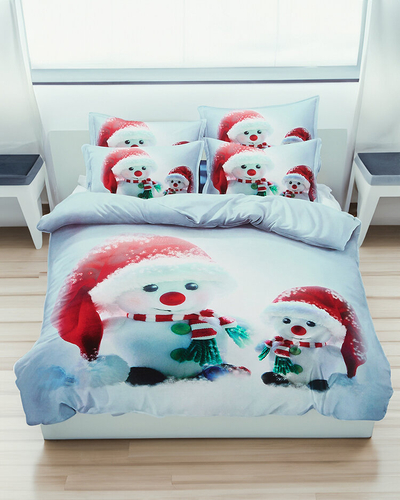 Royalfashion Weihnachtsbettwäsche 160x200 Set 3-teilig