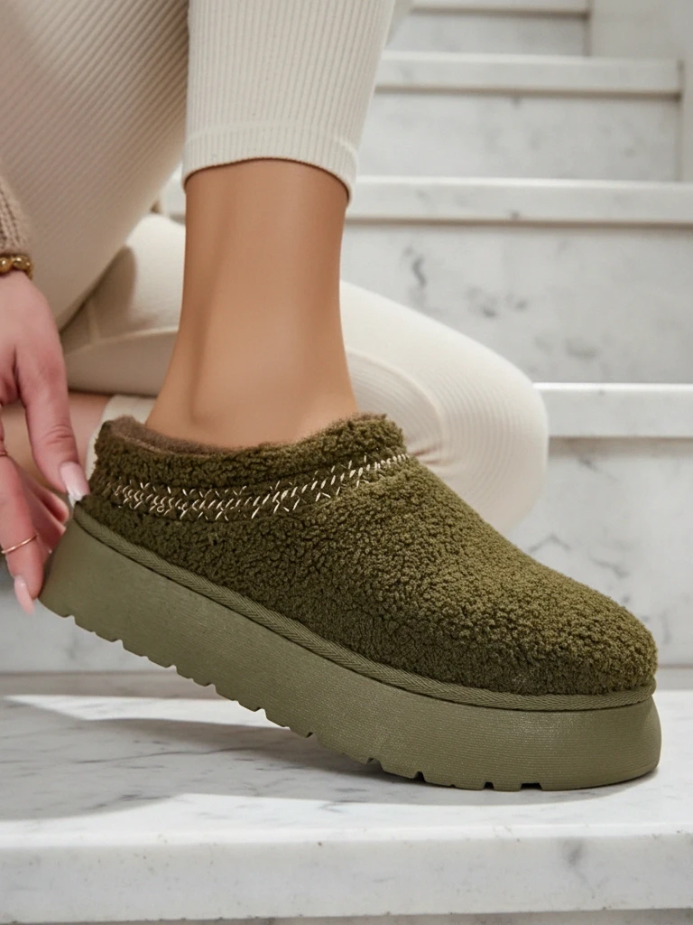 Royalfashion Kurze Stiefel Schneeschuhe Damen Esel