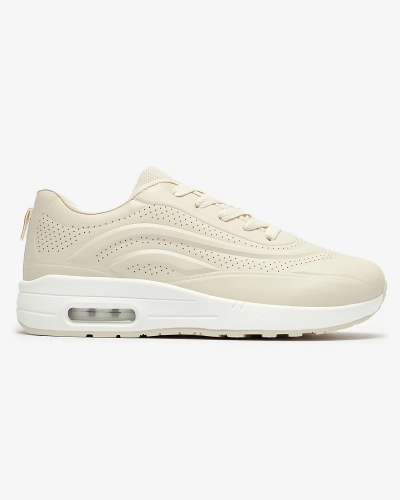 Openwork Damen Sportschuhe in beige Farbe Adetika - Schuhe