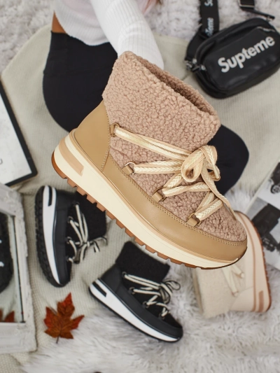 Damen Schneestiefel a'la mit Fell Verruna