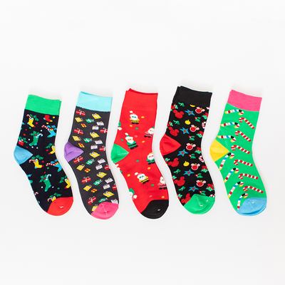 Damen Weihnachtssocken 5 / Pack - Unterwäsche