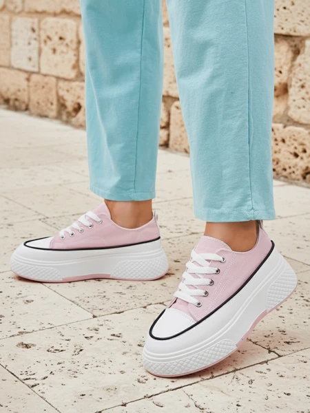 Royalfashion Damen Plattform Sneakers Beemes