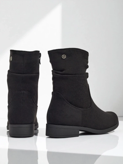 Höhere Damenstiefeletten Norvia aus Öko-Wildleder