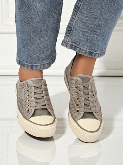 Royalfashion Damen perforierte Sneaker Rebbse