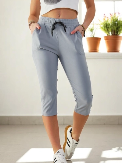 Royalfashion Baumwolle Damen 3/4 Shorts