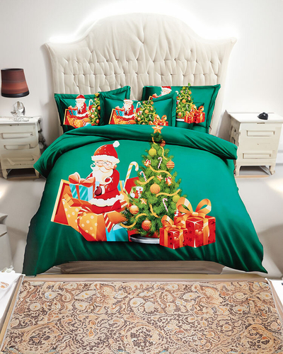 Royalfashion Gemusterte Bettwäsche 200x220 3-teiliges Set