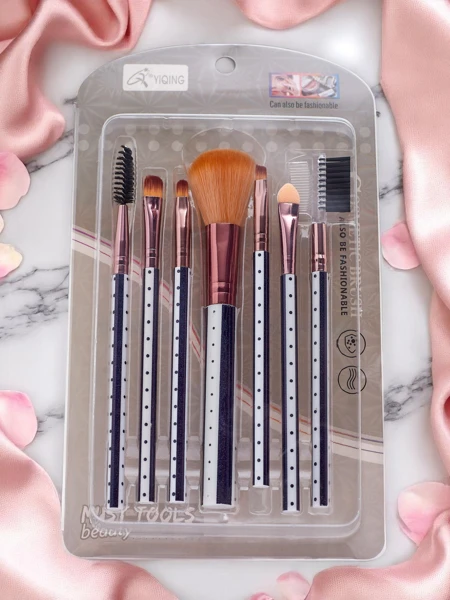 Kompaktes Make-up-Pinselset