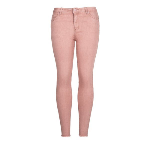 Рожеві штани з високою талією - Штани 1