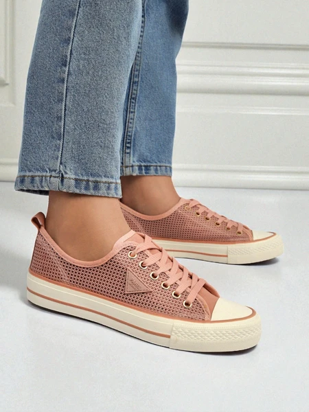 Royalfashion Damen perforierte Sneakers Rebbse