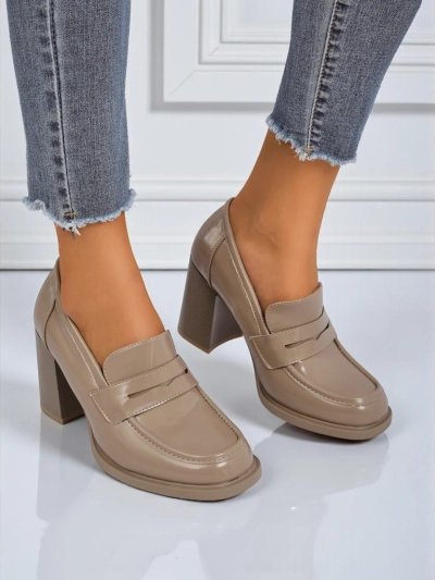Royalfashion Damen Mokassins mit Absatz Minerva