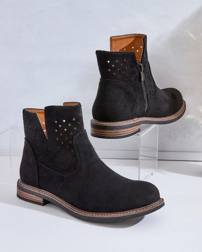 Royalfashion Hellbraune Damenstiefel Rito