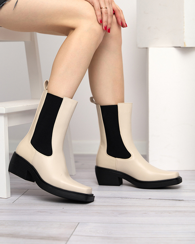 Beige Damen-Stiefel Darran - Footwear