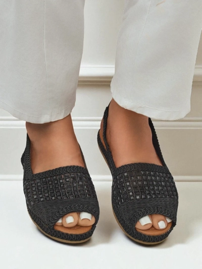Damensandalen, Damen-Espadrillesandalen mit Strasssteinen Belle Sparkle