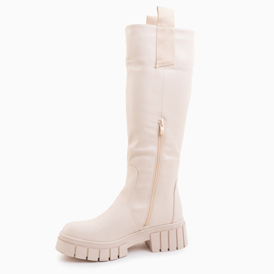 Бежеві жіночі чоботи Bitsy