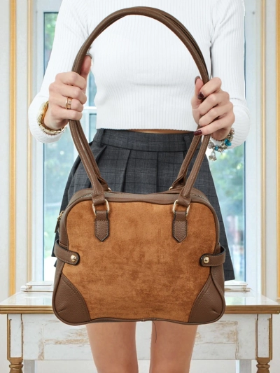 Damen Shopper Handtasche aus Öko-Leder Erelle