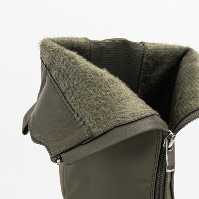 Зелені жіночі чоботи Promase